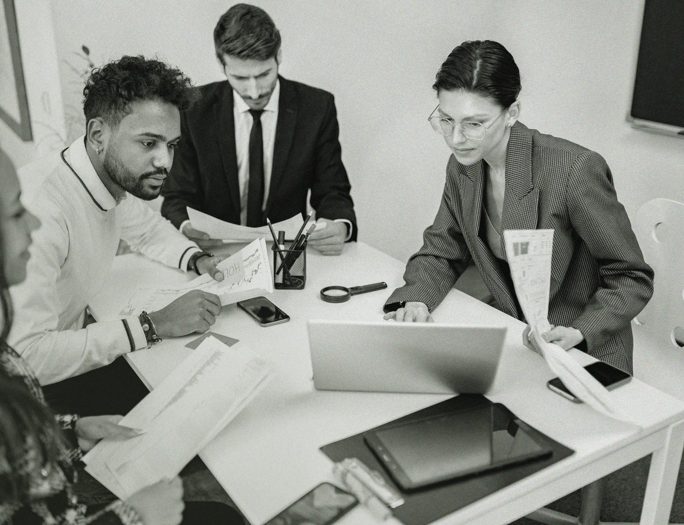 Équipe RecruTalents en réunion de travail